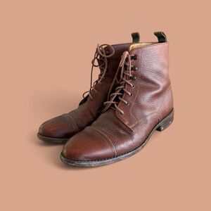 Vintage Cole Haan Brown Leather Cap-Toe Boots | Men’s 8 / Women’s 10 | Unisex